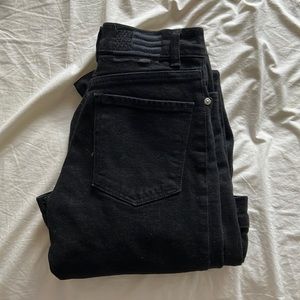 Black revice denim